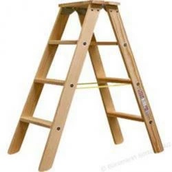 Stufen-Doppelleiter - Krause - Holz - Bis 2,20 M Leiterhöhe 3 Stufen-Doppelleiter - Krause - Holz - Bis 2,20 M Leiterhöhe