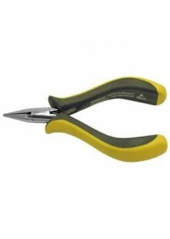 Elektronikflachrundzange - Länge 130 Mm - ESD / EGB-sicher - Poliert