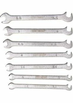 Doppel-Maulschlüssel-Satz - Mini Ausführung - 3 Mm Bis 5,5 Mm - 7-tlg.