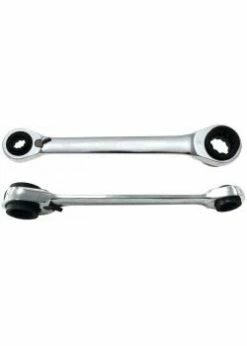 Ratschenschlüssel - 4-in1 - Größen Verstellbar 10 X 13 Und 17 X 19 Mm