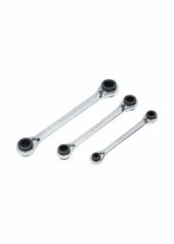 Ratschen-Ringschlüssel-Satz - 4-in-1 - Schlüsselweite 8 X 9 Bis 18 X 19 Mm