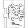 Modul-Einsatz - Für Lamellenkontakt - 0,5 - 3,0 Mm2 - AWG 20-12 -Heimwerkzeuge Verkauf d17dd95b2421cd2ae91b747b5826ce69 g