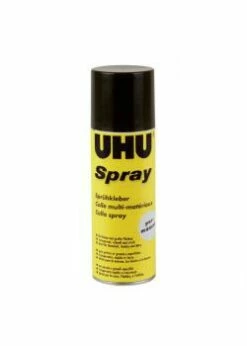 UHU Spray Permanent + Transparent - Inhalt 200 Ml