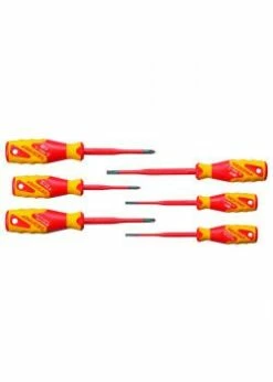 VDE-Schraubendreher-Satz SLIM DRIVE - 6-teilig - 3-Komponenten-Griff