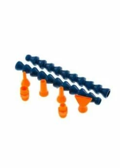 Kühlmittel-Gelenkschlauchsystem Cool-Line Set 1/4" - 2 Gelenkschlauchstücke á 140 Mm (2 X 10 Module) - 2 Gewindeanschlüsse R 1/8 Und R 1/4"