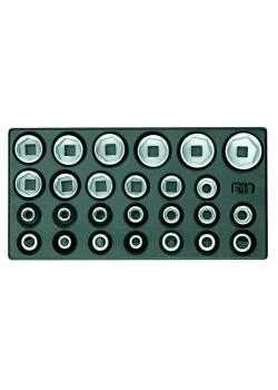 Steckschlüssel-Einsatz-Satz - Antrieb 1/2" - 1/3 ES-Modul - SW 19-32 Mm 3 Steckschlüssel-Einsatz-Satz - Antrieb 1/2" - 1/3 ES-Modul - SW 19-32 Mm