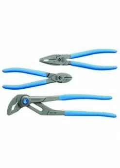 Zangen-Satz 3-teilig - Praktische Satzzusammensetzung - Antirutsch-Griffen