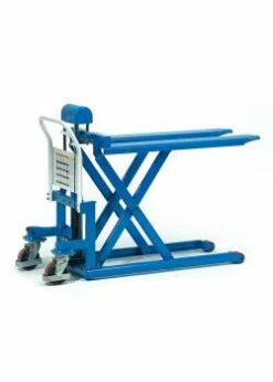 Scheren-Hubwagen - Lenkräder Aus Polyurethan - Gabelrollen Nylon