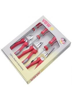 Zangensatz MK-Griffe Plus - Länge 160 Bis 200 Mm - 6-teilig - Verchromt 3 Zangensatz MK-Griffe Plus - Länge 160 Bis 200 Mm - 6-teilig - Verchromt