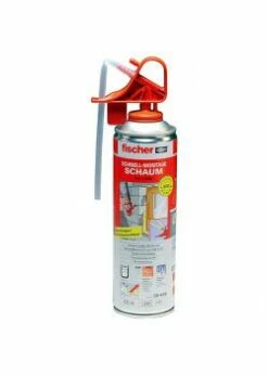 1K-Schnell-Montageschaum Mit Fix-Adaptersystem 500/750 Ml PU 1 - Farbe Beige - VE 12 Stk.