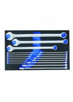 Ring-Maulschlüssel-Satz - Extra Lang SW 10-41 Mm - In Check-Tool-Modul - 18-tlg